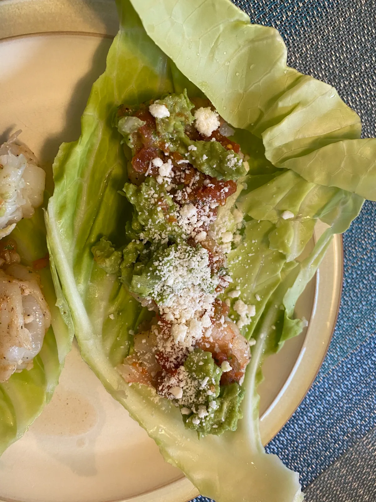 Garlic Shrimp Lettuce Wraps