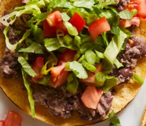 Quick Black Bean Tostadas
