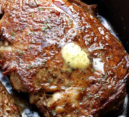 Cast Iron Ribeye Steak
