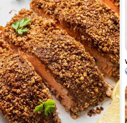 Pecan Crusted Salmon Patties