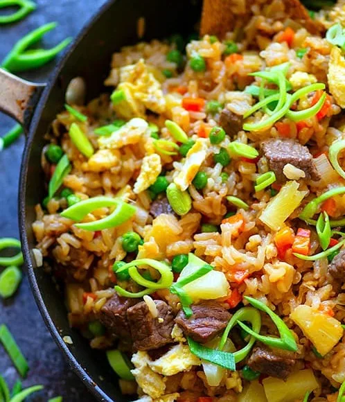 Hawaiian Pineapple Steak Fried Rice