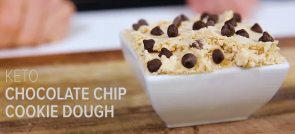 Keto Edible Cookie Dough Bowl