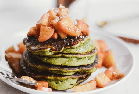 Apple Spice Green Paleo Pancakes
