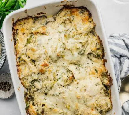 Chicken Spinach Artichoke Bake