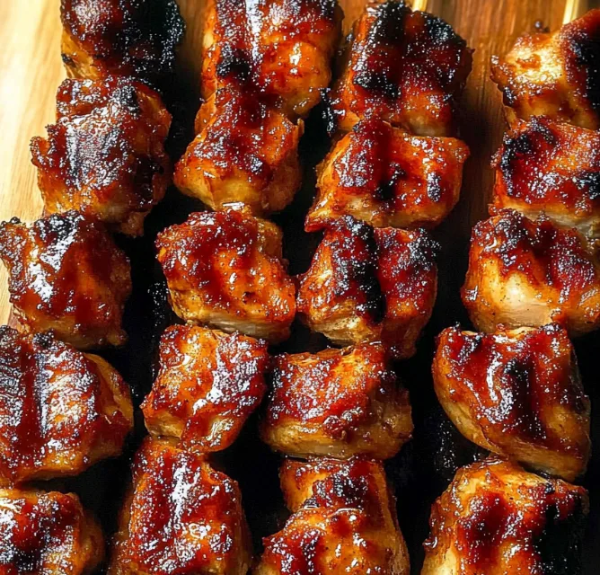 Grilled Thai Coconut Chicken Skewers