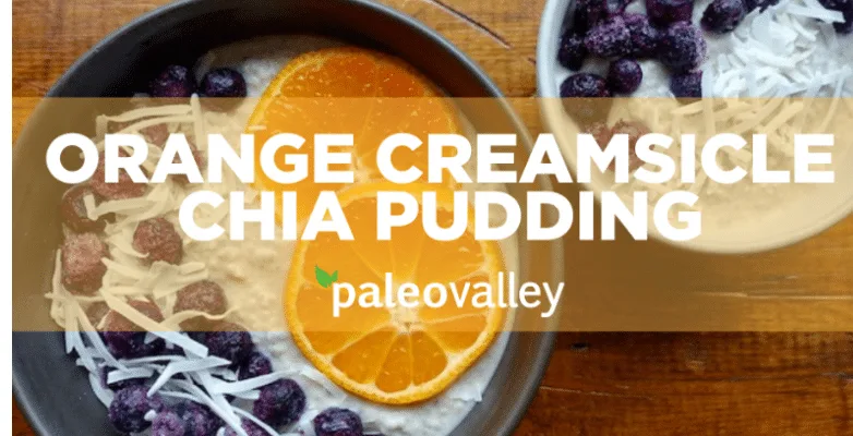 Orange Creamsicle Chia Pudding