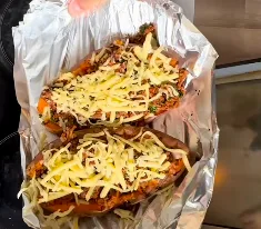 Stuffed Sweet Potato Boats