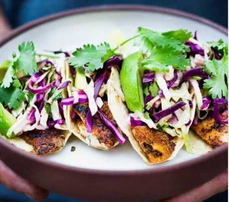 Chili-Lime Fish Tacos with Slaw