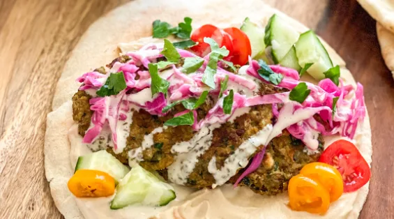 Herbed Chickpea Falafel Patties