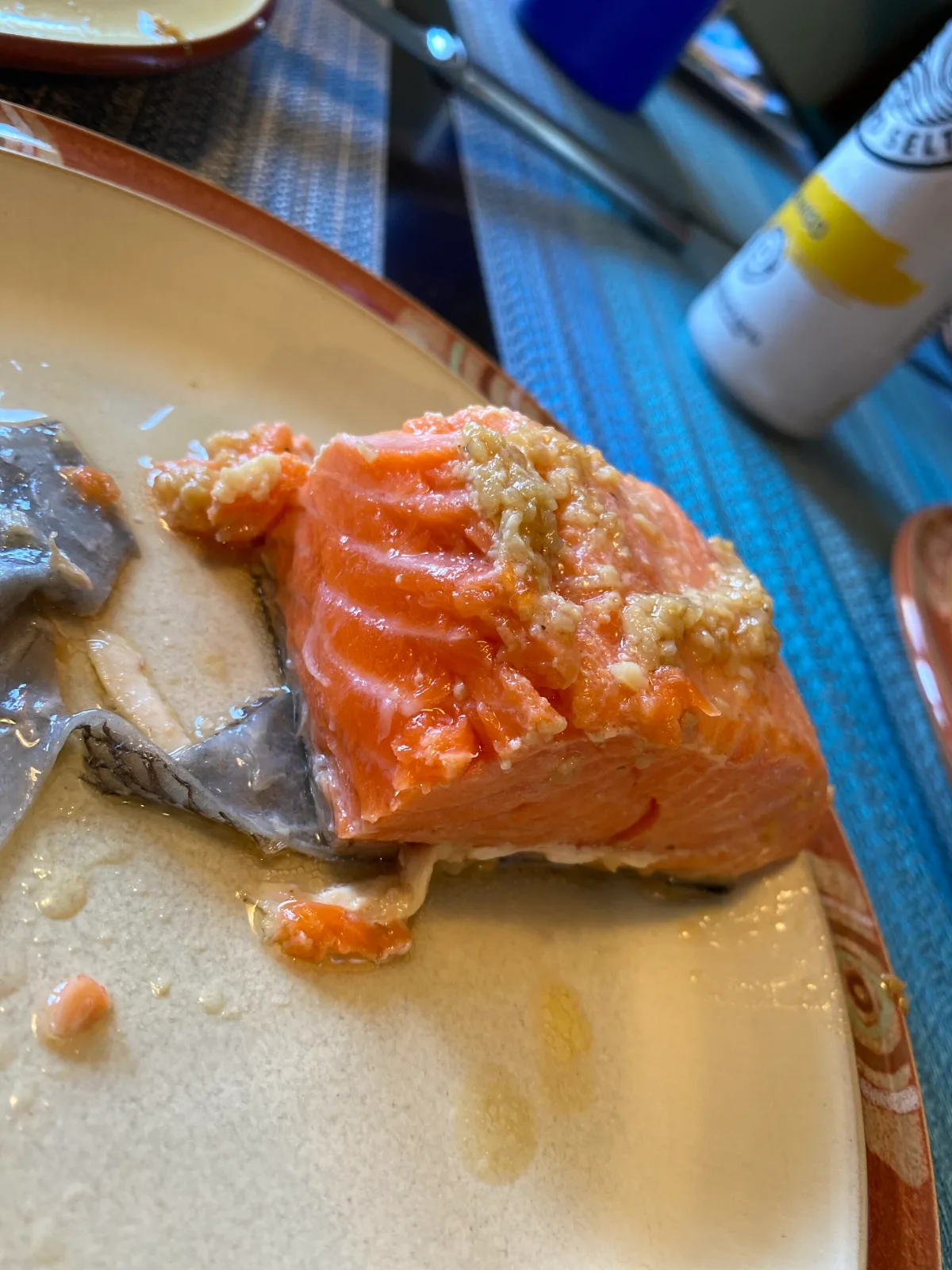 Foil Baked Salmon with Garlic Butter
