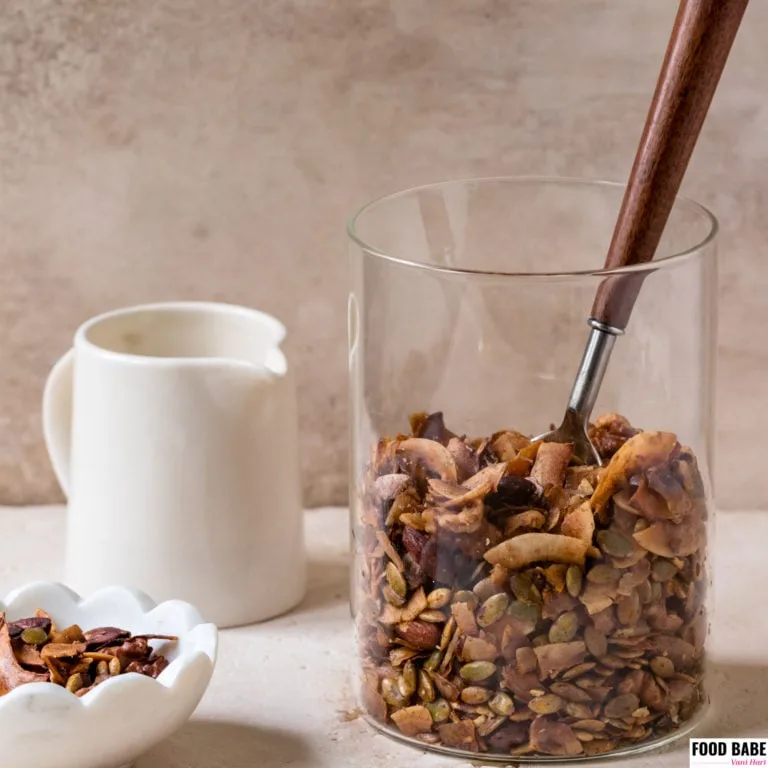 Sugar-Free Coconut Nut Granola