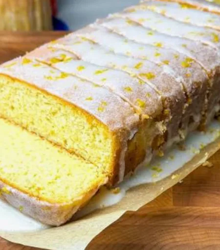Lemon Almond Cake with Jam