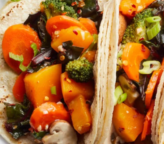 Spicy Asian Vegetable Tacos