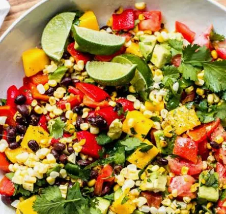 Mexican Chopped Salad with Cilantro Lime Dressing