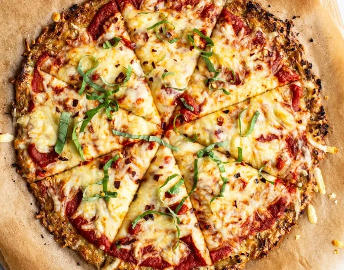 Healthy Cauliflower Pizza Crust