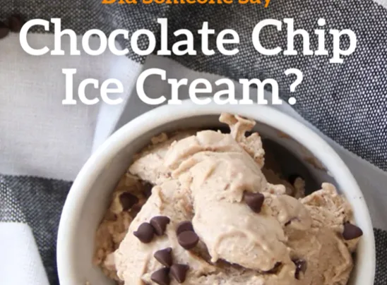 High-Protein Chocolate Chip Nice Cream