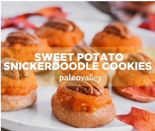 Sweet Potato Snickerdoodle Cookies